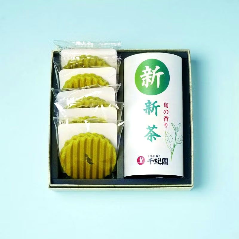 新茶と宇治抹茶ヴァッフェル詰合せ