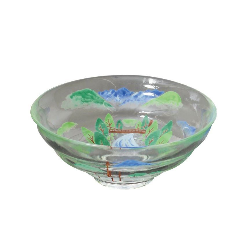 茶道具 平茶碗（ひらちゃわん） ガラス平茶碗 山の日（上高地） 【耐熱】 松本 明日香 抹茶茶碗は茶の湯文化である表千家・裏千家の茶道具や抹茶を専門に扱う千紀園（せんきえん）が通販で販売しています。茶会また初心者向けのお稽古用にご利用いただける抹茶碗です。贈り物・ギフトにも人気です。