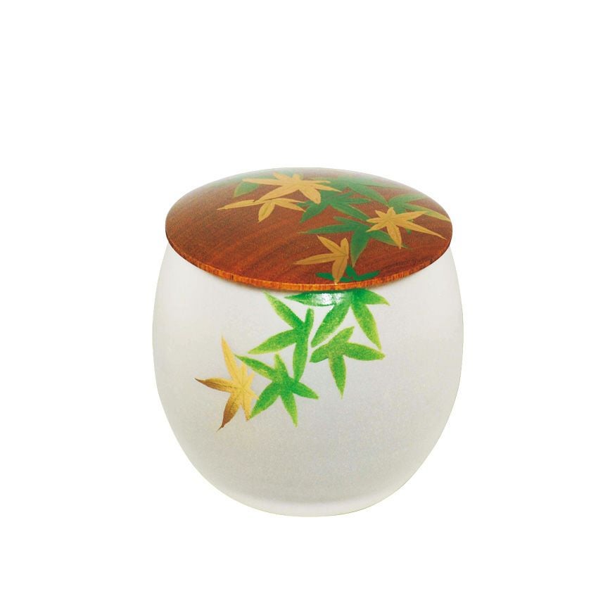 茶道具 茶器（ちゃき） 硝子（ガラス）茶器 青楓蒔絵 佐々木 麗峰