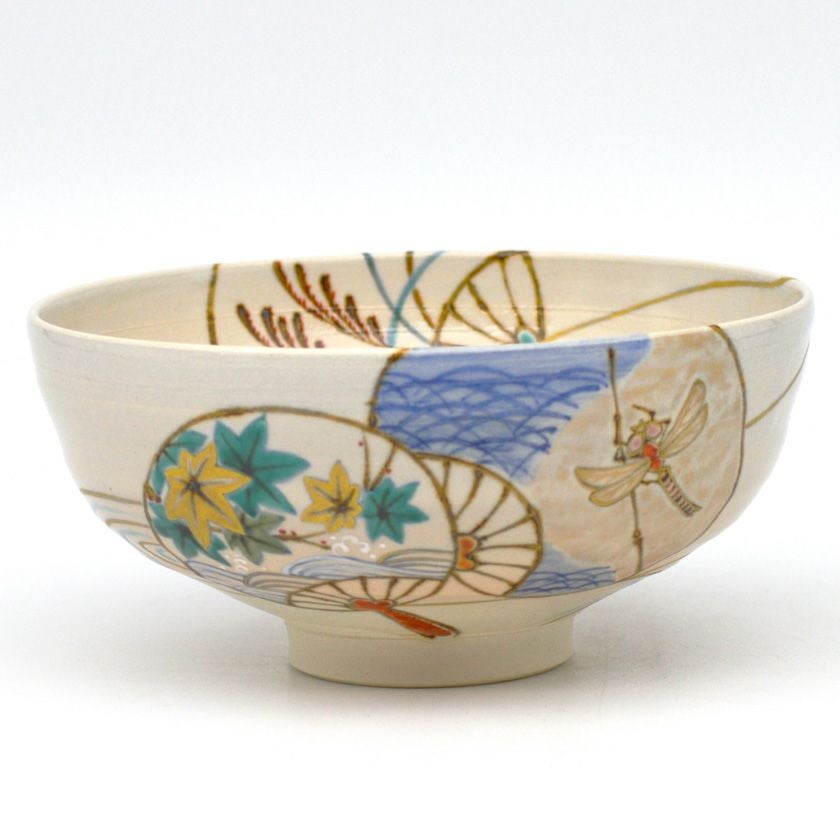 茶道具 平茶碗（ひらちゃわん） 馬盥茶碗 団扇 山川 敦司 抹茶茶碗は茶の湯文化である表千家・裏千家の茶道具や抹茶を専門に扱う千紀園（せんきえん）が通販で販売しています。茶会また初心者向けのお稽古用にご利用いただける抹茶碗です。贈り物・ギフトにも人気です。