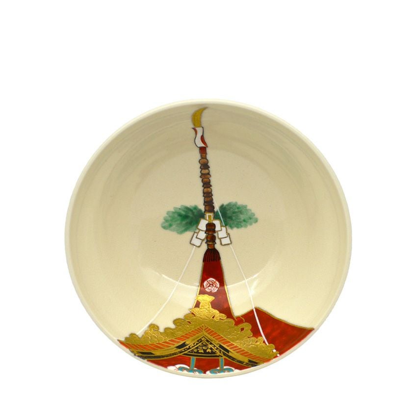 茶道具 抹茶茶碗（まっちゃちゃわん） 茶碗 仁清 長刀鉾「蘇民将来」 山岡 善高 抹茶茶碗は茶の湯文化である表千家・裏千家の茶道具や抹茶を専門に扱う千紀園（せんきえん）が通販で販売しています。茶会また初心者向けのお稽古用にご利用いただける抹茶碗です。贈り物・ギフトにも人気です。