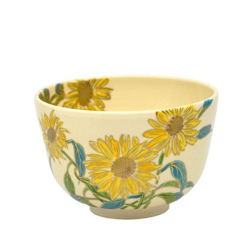 茶道具 抹茶茶碗（まっちゃちゃわん） 茶碗 仁清 向日葵 水出 宋絢 抹茶茶碗は茶の湯文化である表千家・裏千家の茶道具や抹茶を専門に扱う千紀園（せんきえん）が通販で販売しています。茶会また初心者向けのお稽古用にご利用いただける抹茶碗です。贈り物・ギフトにも人気です。