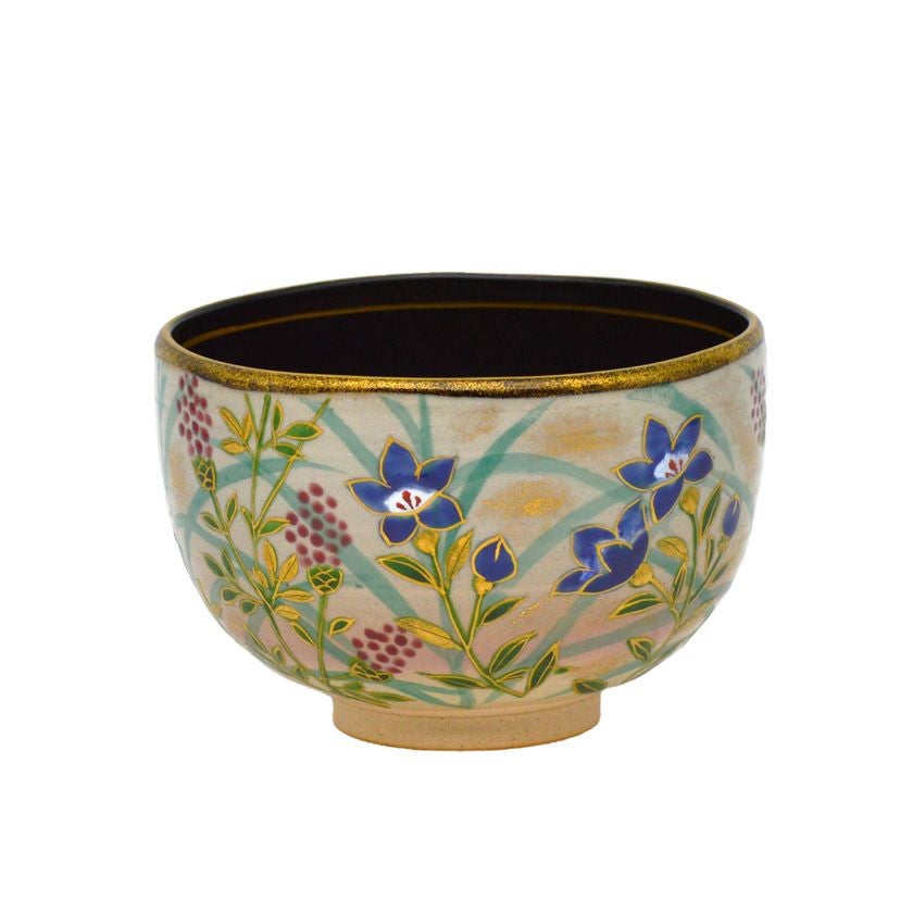 茶道具 抹茶茶碗（まっちゃちゃわん） 茶碗 乾山 秋草 壱休窯 抹茶茶碗は茶の湯文化である表千家・裏千家の茶道具や抹茶を専門に扱う千紀園（せんきえん）が通販で販売しています。茶会また初心者向けのお稽古用にご利用いただける抹茶碗です。贈り物・ギフトにも人気です。