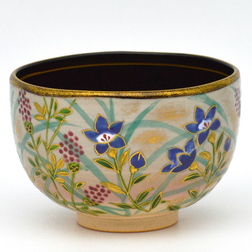 茶道具 抹茶茶碗（まっちゃちゃわん） 茶碗 乾山 秋草 壱休窯 抹茶茶碗は茶の湯文化である表千家・裏千家の茶道具や抹茶を専門に扱う千紀園（せんきえん）が通販で販売しています。茶会また初心者向けのお稽古用にご利用いただける抹茶碗です。贈り物・ギフトにも人気です。