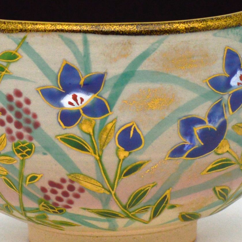 茶道具 抹茶茶碗（まっちゃちゃわん） 茶碗 乾山 秋草 壱休窯 抹茶茶碗は茶の湯文化である表千家・裏千家の茶道具や抹茶を専門に扱う千紀園（せんきえん）が通販で販売しています。茶会また初心者向けのお稽古用にご利用いただける抹茶碗です。贈り物・ギフトにも人気です。