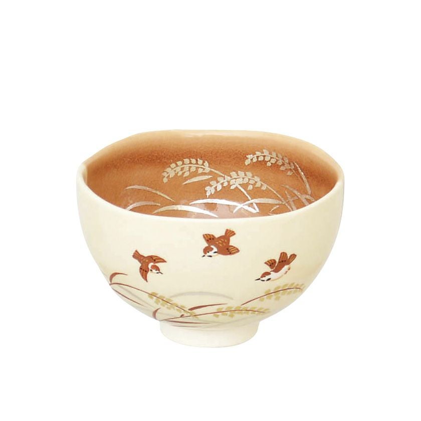 【新品未使用！】抹茶碗　茶道　高級茶碗　お茶　茶道具　オレンジ　アンティーク 茶道具 抹茶茶碗（まっちゃちゃわん） 茶碗 乾山 桜 巌窯 | 千年の香り