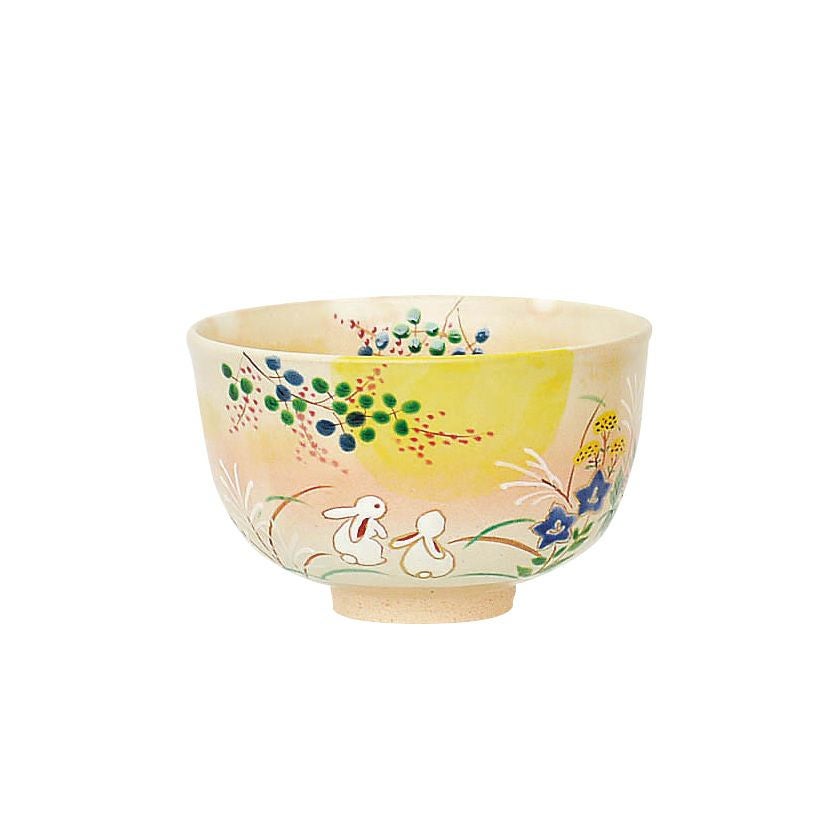 茶道具 抹茶茶碗（まっちゃちゃわん） 茶碗 御本手 月見兎（秋草