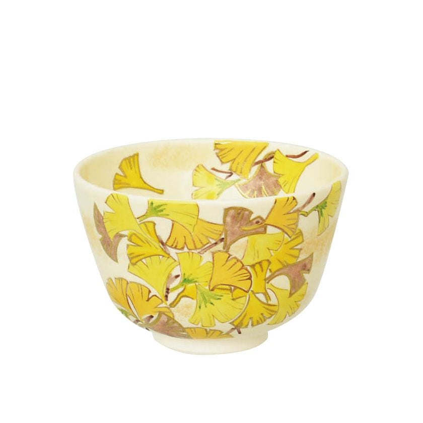 茶道具 抹茶茶碗（まっちゃちゃわん） 茶碗 色絵 銀杏 加藤 永山 抹茶茶碗は茶の湯文化である表千家・裏千家の茶道具や抹茶を専門に扱う千紀園（せんきえん）が通販で販売しています。茶会また初心者向けのお稽古用にご利用いただける抹茶碗です。贈り物・ギフトにも人気です。