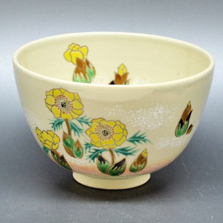 茶道具 抹茶茶碗（まっちゃちゃわん） 茶碗 御本 福寿草 見谷 福峰