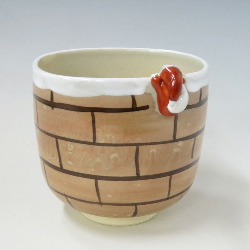 茶道具 抹茶茶碗（まっちゃちゃわん） 茶碗 色絵 煙突サンタ 東山 深山 クリスマス Xmas Christmas 聖誕節 抹茶茶碗は茶の湯文化である表千家・裏千家の茶道具や抹茶を専門に扱う千紀園（せんきえん）が通販で販売しています。茶会また初心者向けのお稽古用にご利用いただける抹茶碗です。贈り物・ギフトにも人気です。