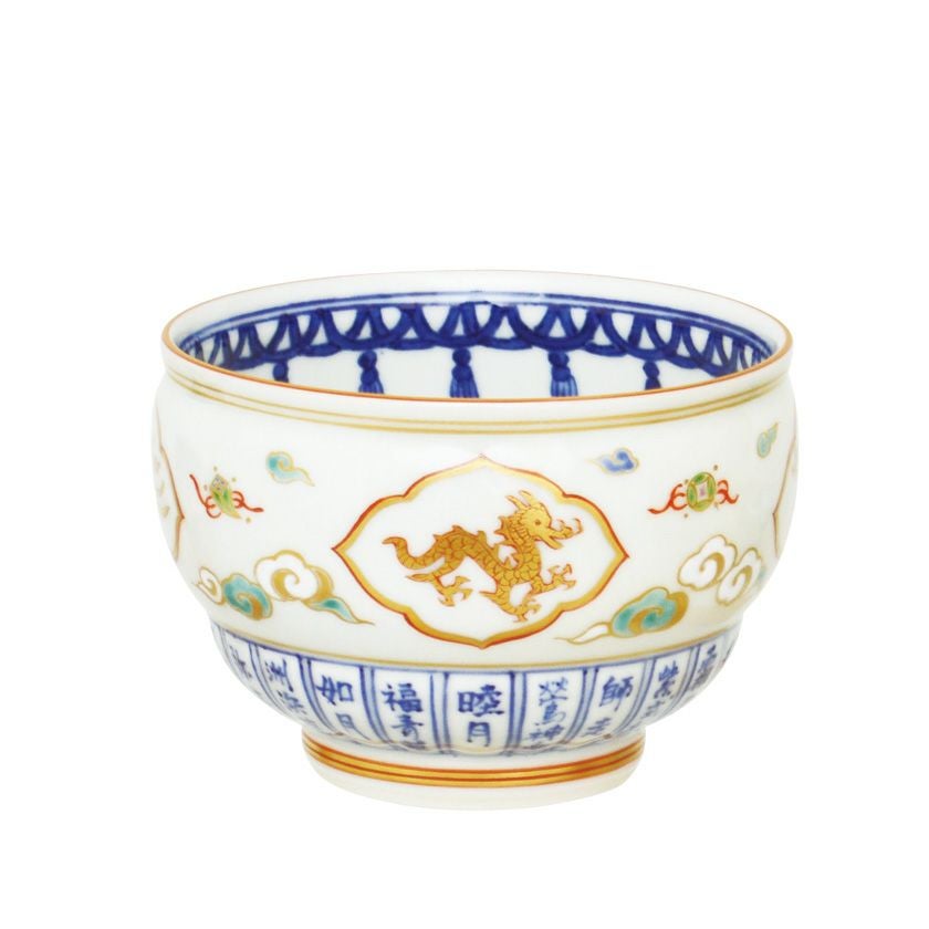 茶道具 抹茶茶碗（まっちゃちゃわん） 茶碗 色絵 竜鳳花暦（干支盃付） 林 淡幽 干支 辰 抹茶茶碗は茶の湯文化である表千家・裏千家の茶道具や抹茶を専門に扱う千紀園（せんきえん）が通販で販売しています。茶会また初心者向けのお稽古用にご利用いただける抹茶碗です。贈り物・ギフトにも人気です。