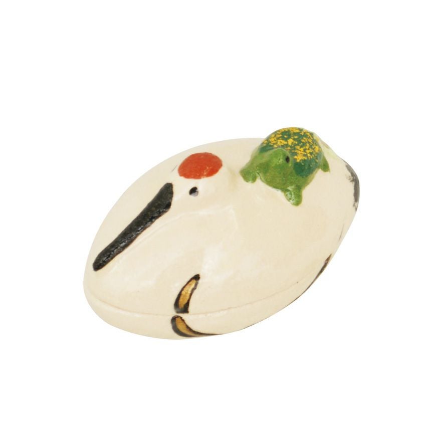 茶道具 香合（こうごう） 香合 鶴亀 楽入窯 | 千年の香り 千紀園