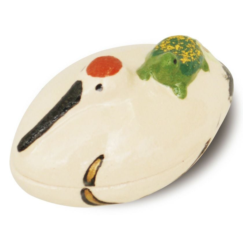 茶道具 香合（こうごう） 香合 鶴亀 楽入窯 | 千年の香り 千紀園