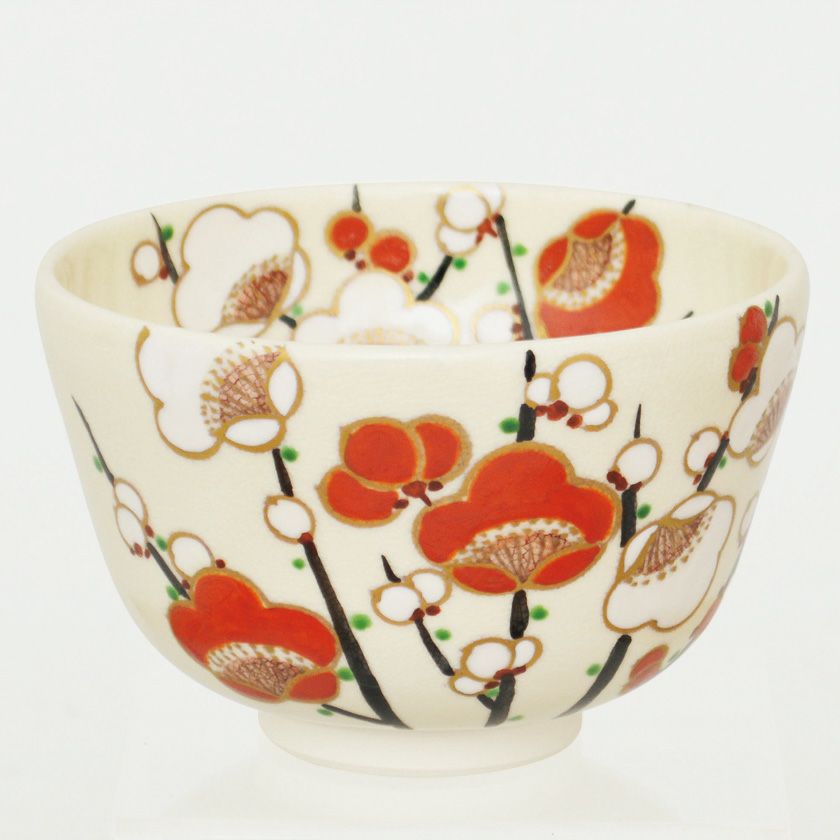 茶道具 抹茶茶碗（まっちゃちゃわん） 茶碗 色絵 槍梅 加藤 永山 抹茶茶碗は茶の湯文化である表千家・裏千家の茶道具や抹茶を専門に扱う千紀園（せんきえん）が通販で販売しています。茶会また初心者向けのお稽古用にご利用いただける抹茶碗です。贈り物・ギフトにも人気です。