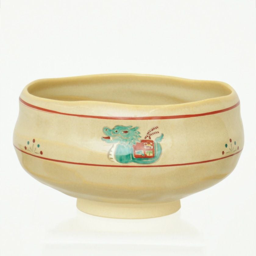 茶道具 抹茶茶碗（まっちゃちゃわん） 茶碗 奈良絵 辰土鈴 昭山窯 干支 辰（たつ 龍 竜 りゅう） 抹茶茶碗は茶の湯文化である表千家・裏千家の茶道具や抹茶を専門に扱う千紀園（せんきえん）が通販で販売しています。茶会また初心者向けのお稽古用にご利用いただける抹茶碗です。贈り物・ギフトにも人気です。