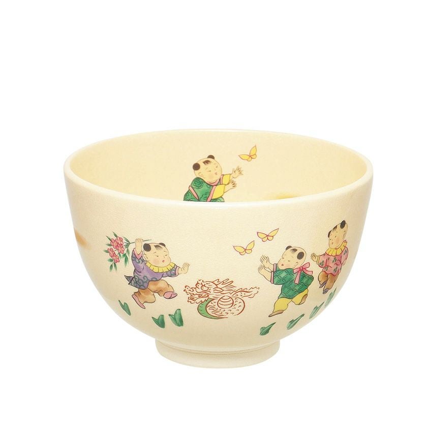 茶道具 抹茶茶碗（まっちゃちゃわん） 茶碗 仁清 唐子に土鈴 栄山 干支 辰（たつ 龍 竜 りゅう） 抹茶茶碗は茶の湯文化である表千家・裏千家の茶道具や抹茶を専門に扱う千紀園（せんきえん）が通販で販売しています。茶会また初心者向けのお稽古用にご利用いただける抹茶碗です。贈り物・ギフトにも人気です。