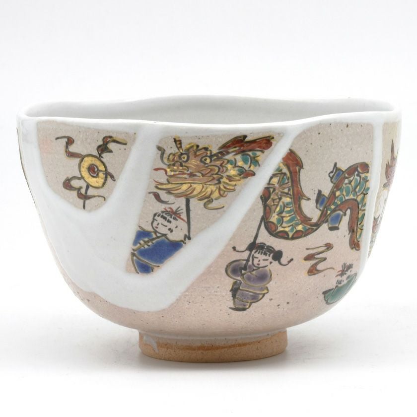茶道具 抹茶茶碗（まっちゃちゃわん） 茶碗 おくんち蛇踊 福本積應師書付 銘「福寿」 文月 和香 干支 辰 抹茶茶碗は茶の湯文化である表千家・裏千家の茶道具や抹茶を専門に扱う千紀園（せんきえん）が通販で販売しています。茶会また初心者向けのお稽古用にご利用いただける抹茶碗です。贈り物・ギフトにも人気です。