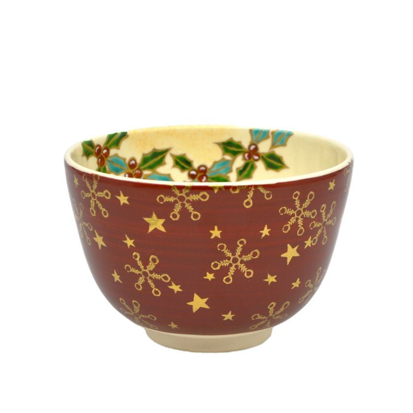 茶道具 抹茶茶碗（まっちゃちゃわん） 茶碗 紅地 クリスマス 水出 宋絢 クリスマス Xmas Christmas 聖誕節 抹茶茶碗は茶の湯文化である表千家・裏千家の茶道具や抹茶を専門に扱う千紀園（せんきえん）が通販で販売しています。茶会また初心者向けのお稽古用にご利用いただける抹茶碗です。贈り物・ギフトにも人気です。