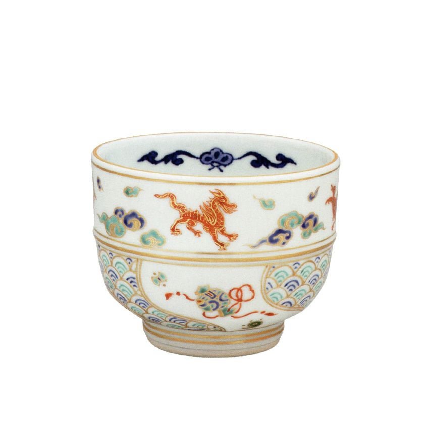 茶道具 抹茶茶碗（まっちゃちゃわん） 古清水写 捻 四神 （盃付） 茶碗 林 淡幽 干支 辰 抹茶茶碗は茶の湯文化である表千家・裏千家の茶道具や抹茶を専門に扱う千紀園（せんきえん）が通販で販売しています。茶会また初心者向けのお稽古用にご利用いただける抹茶碗です。贈り物・ギフトにも人気です。