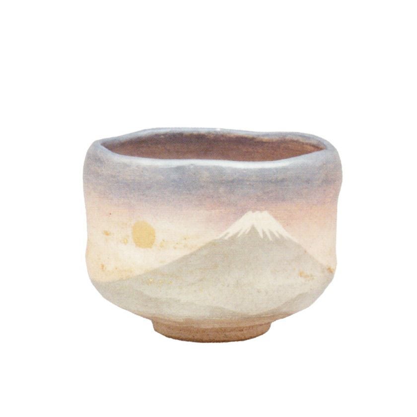 茶道具 抹茶茶碗（まっちゃちゃわん） 日の出富士 茶碗 吉村 楽入 抹茶茶碗は茶の湯文化である表千家・裏千家の茶道具や抹茶を専門に扱う千紀園（せんきえん）が通販で販売しています。茶会また初心者向けのお稽古用にご利用いただける抹茶碗です。贈り物・ギフトにも人気です。