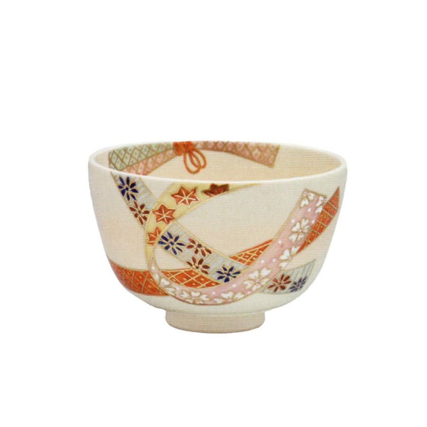 茶道具 抹茶茶碗（まっちゃちゃわん） 色絵 熨斗 茶碗 中村 華峰 抹茶茶碗は茶の湯文化である表千家・裏千家の茶道具や抹茶を専門に扱う千紀園（せんきえん）が通販で販売しています。茶会また初心者向けのお稽古用にご利用いただける抹茶碗です。贈り物・ギフトにも人気です。
