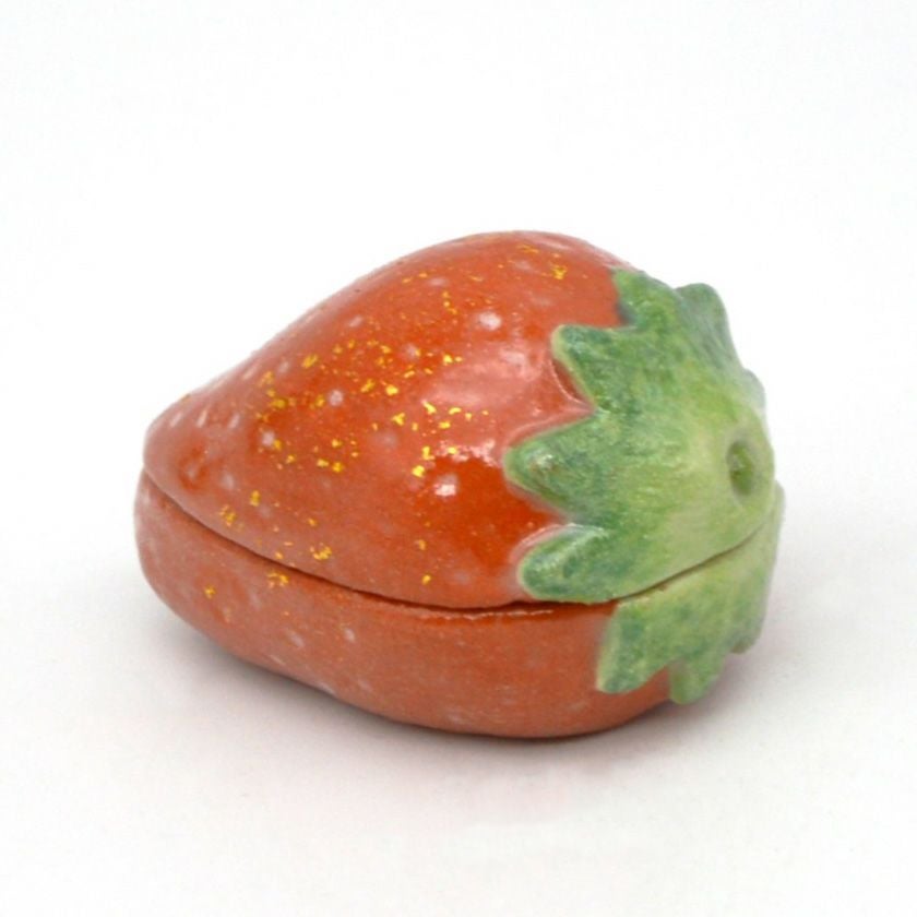 茶道具　香合　いちご　新品 茶道具 香合（こうごう） 香合 いちご 楽入窯 | 千年の香り 千紀園