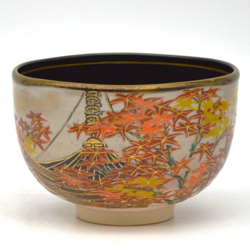 茶道具 抹茶茶碗（まっちゃちゃわん） 茶碗 乾山 嵯峨野紅葉 壱休窯 抹茶茶碗は茶の湯文化である表千家・裏千家の茶道具や抹茶を専門に扱う千紀園（せんきえん）が通販で販売しています。茶会また初心者向けのお稽古用にご利用いただける抹茶碗です。贈り物・ギフトにも人気です。