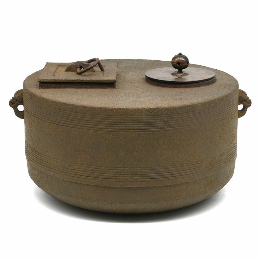 茶道具 炉釜（ろがま） 二口釜 炉用 大國 藤兵衛 | 千年の香り 千紀園