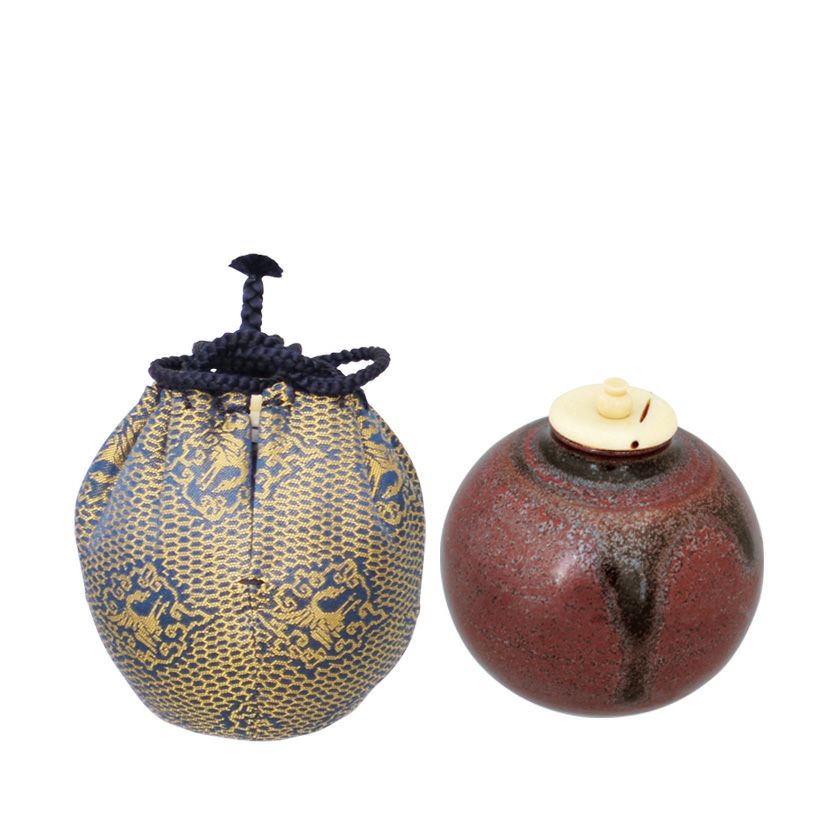 茶道具 茶入（ちゃいれ） 茶入 大名物 漢作 唐物 珠光文琳写 （仕覆