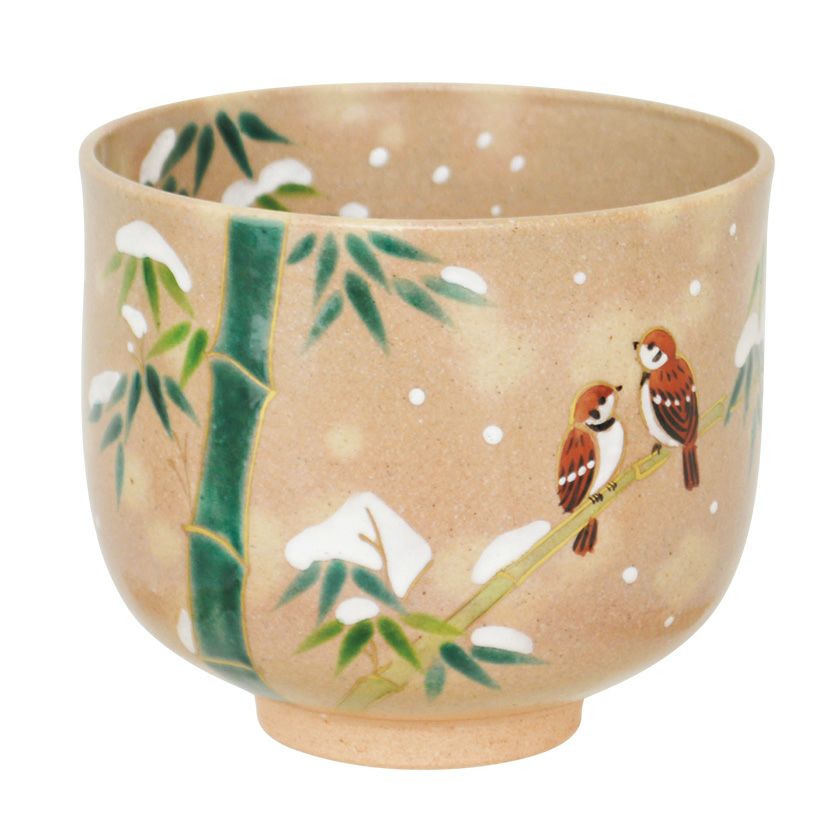 茶道具 筒茶碗（つつちゃわん） 筒茶碗 寒すずめ 小倉 寅介 | 千年の