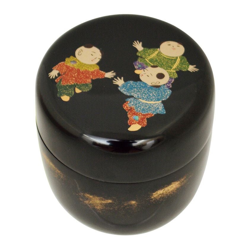 茶道具 薄茶器（うすちゃき） 中棗 唐子蒔絵 今井 千鶴 | 千年の香り