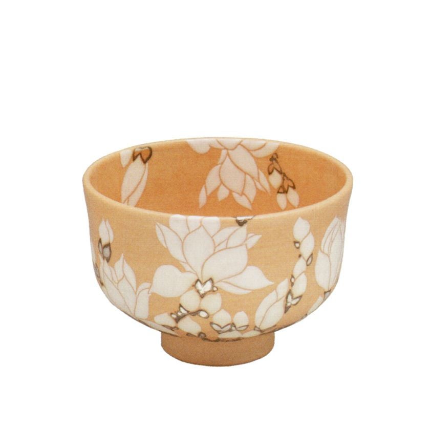 茶道具 抹茶茶碗（まっちゃちゃわん） 京焼 色絵 白木蓮 茶碗 田中 方円 抹茶茶碗は茶の湯文化である表千家・裏千家の茶道具や抹茶を専門に扱う千紀園（せんきえん）が通販で販売しています。茶会また初心者向けのお稽古用にご利用いただける抹茶碗です。贈り物・ギフトにも人気です。