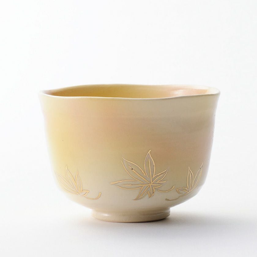 茶道具 抹茶茶碗（まっちゃちゃわん） 万能碗 紅葉 楽入窯 | 千年の