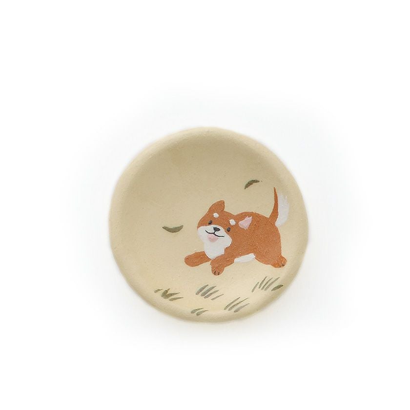 茶道具 菓子器（かしき） 柴犬 楽入窯 | 千年の香り 千紀園