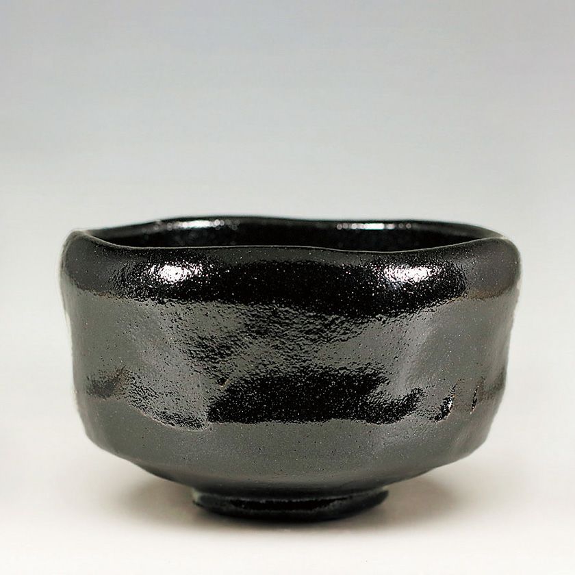 黒楽小服茶碗 1 茶道具 楽茶碗（らくちゃわん） 各服茶碗 黒楽 吉村 楽入 | 千年の香り