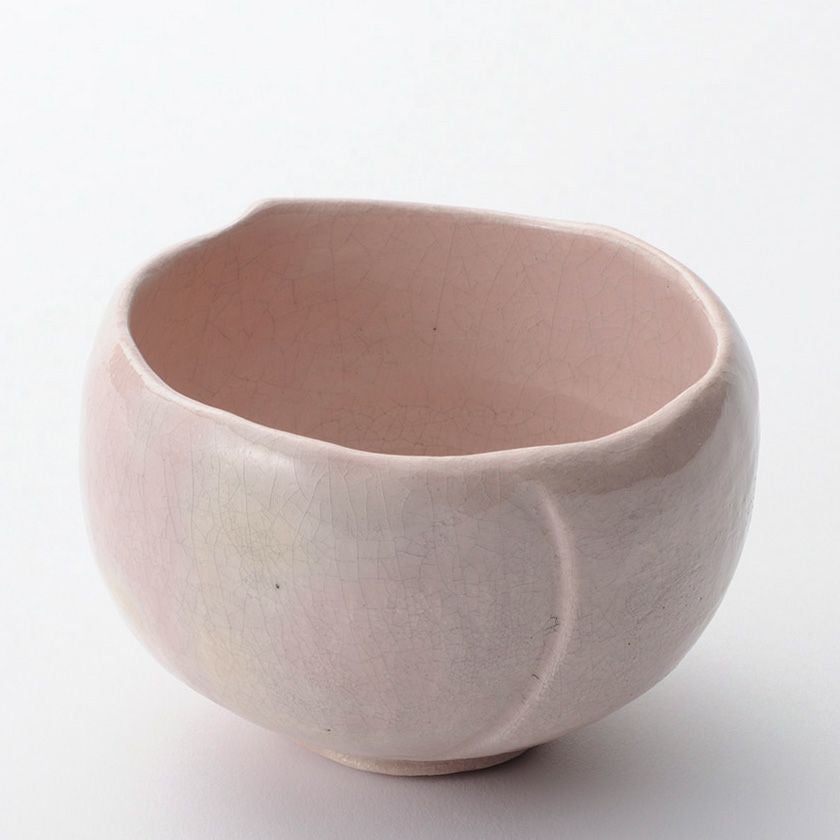 茶道具 抹茶茶碗（まっちゃちゃわん） 季節茶碗 桃 吉村 楽入 | 千年の