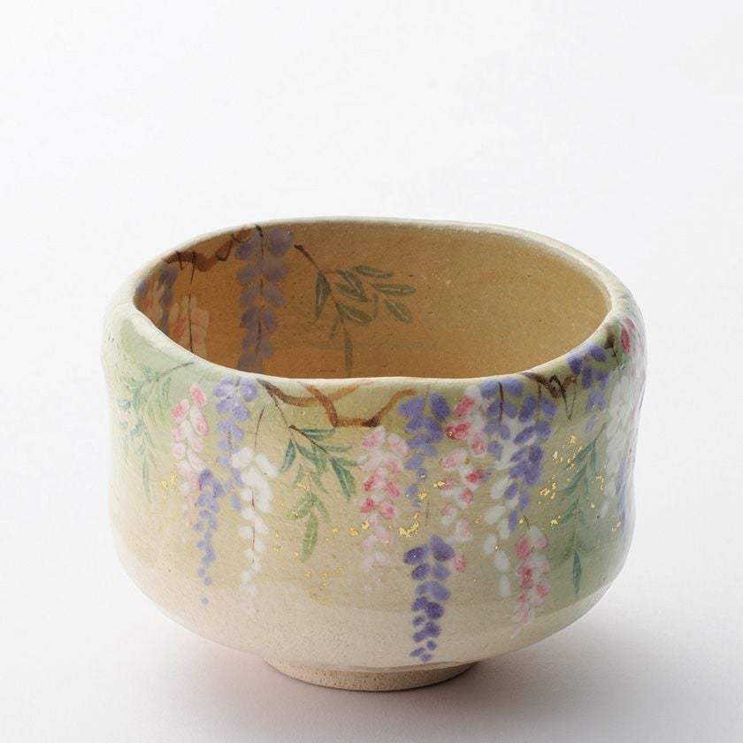 茶道具 抹茶茶碗（まっちゃちゃわん） 季節茶碗 藤盛り 吉村 楽入 抹茶茶碗は茶の湯文化である表千家・裏千家の茶道具や抹茶を専門に扱う千紀園（せんきえん）が通販で販売しています。茶会また初心者向けのお稽古用にご利用いただける抹茶碗です。贈り物・ギフトにも人気です。