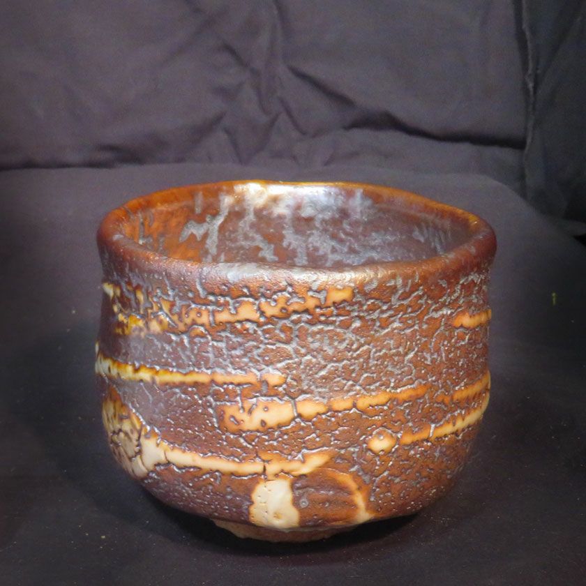 茶道具 抹茶茶碗（まっちゃちゃわん） はふり黒志野 かいらぎ 茶碗