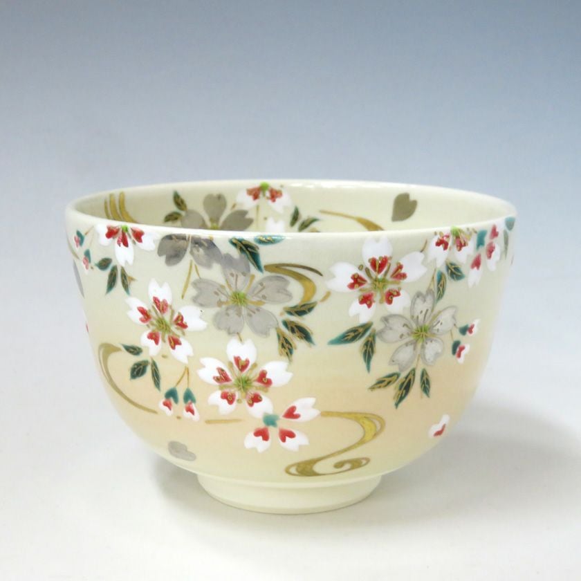 茶道具 抹茶茶碗（まっちゃちゃわん） 茶碗 色絵 桜流水 加藤 起楽 抹茶茶碗は茶の湯文化である表千家・裏千家の茶道具や抹茶を専門に扱う千紀園（せんきえん）が通販で販売しています。茶会また初心者向けのお稽古用にご利用いただける抹茶碗です。贈り物・ギフトにも人気です。