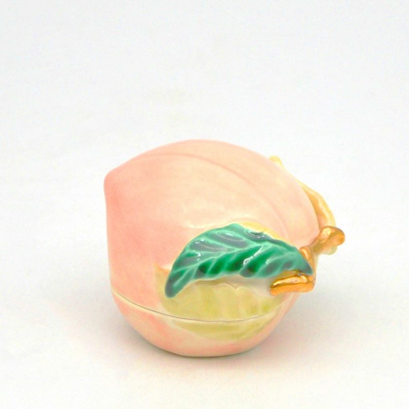 香合　桃　茶道具 茶道具 香合（こうごう） 香合 桃 今岡 三四郎 | 千年の香り 千紀園