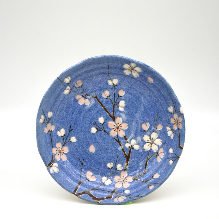 茶道具 菓子器（かしき） 菓子器 青桜 有古窯 | 千年の香り 千紀園