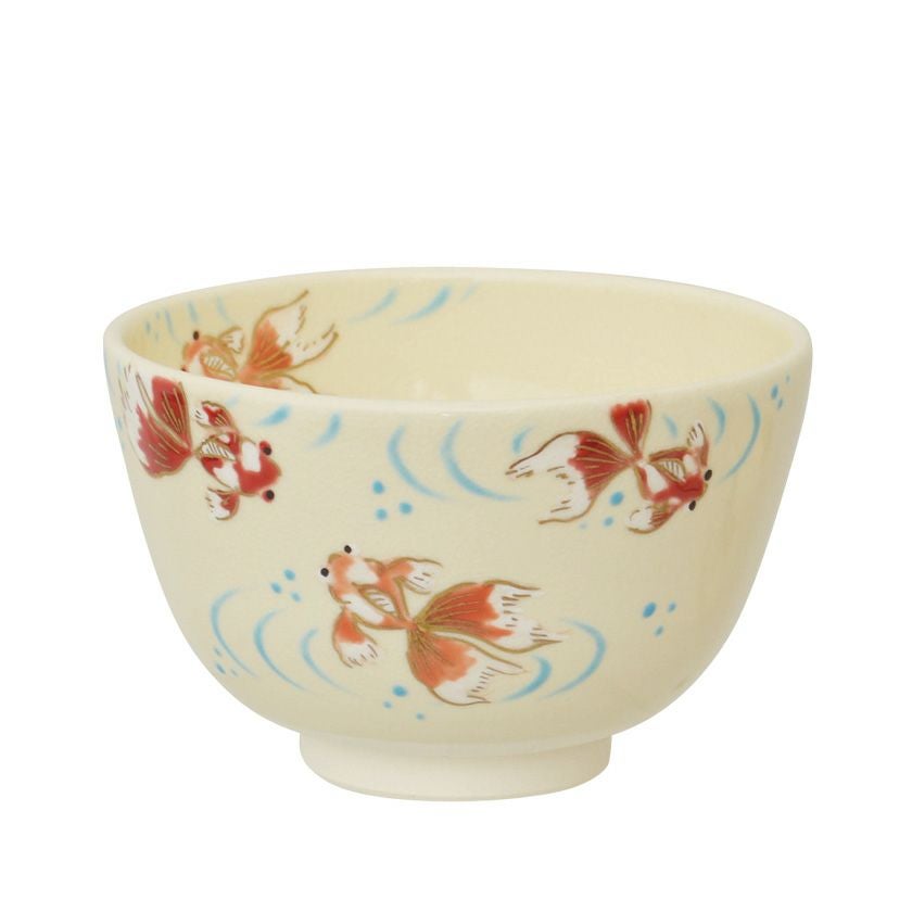 茶道具 抹茶茶碗（まっちゃちゃわん） 茶碗 色絵 金魚 加藤 起楽 抹茶茶碗は茶の湯文化である表千家・裏千家の茶道具や抹茶を専門に扱う千紀園（せんきえん）が通販で販売しています。茶会また初心者向けのお稽古用にご利用いただける抹茶碗です。贈り物・ギフトにも人気です。