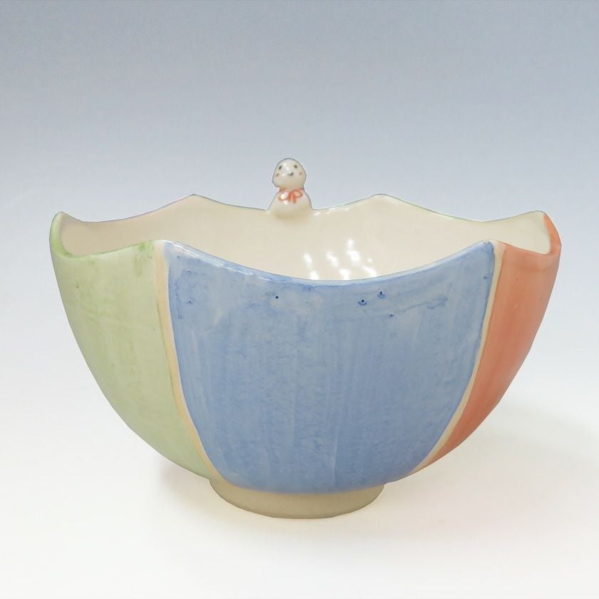 茶道具 抹茶茶碗（まっちゃちゃわん） 京焼 茶碗 てるてる坊主 竹中 洸祥 抹茶茶碗は茶の湯文化である表千家・裏千家の茶道具や抹茶を専門に扱う千紀園（せんきえん）が通販で販売しています。茶会また初心者向けのお稽古用にご利用いただける抹茶碗です。贈り物・ギフトにも人気です。