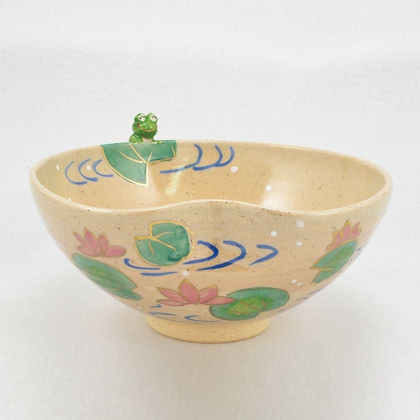 茶道具/抹茶茶碗 木全翁楽作 竹之絵茶碗 京焼 工芸品 茶碗 茶道具 木全翁楽 作 秋草に赤蜻蛉茶碗 : 茶道具専門店 (有)菊池
