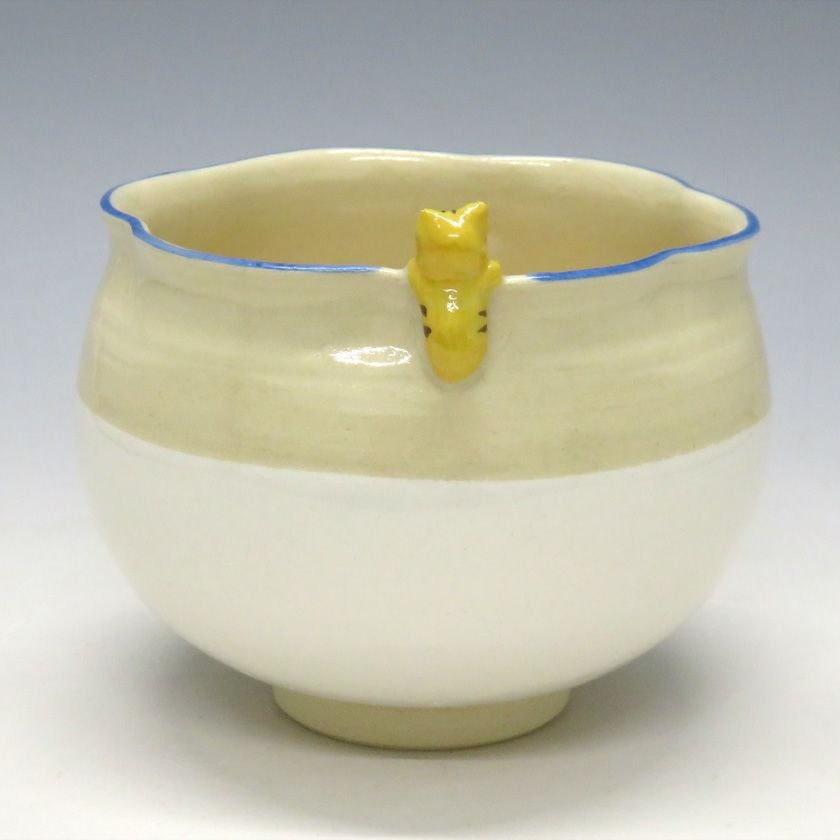茶道具 抹茶茶碗（まっちゃちゃわん） 京焼 茶碗 猫 竹中 洸祥 抹茶茶碗は茶の湯文化である表千家・裏千家の茶道具や抹茶を専門に扱う千紀園（せんきえん）が通販で販売しています。茶会また初心者向けのお稽古用にご利用いただける抹茶碗です。贈り物・ギフトにも人気です。