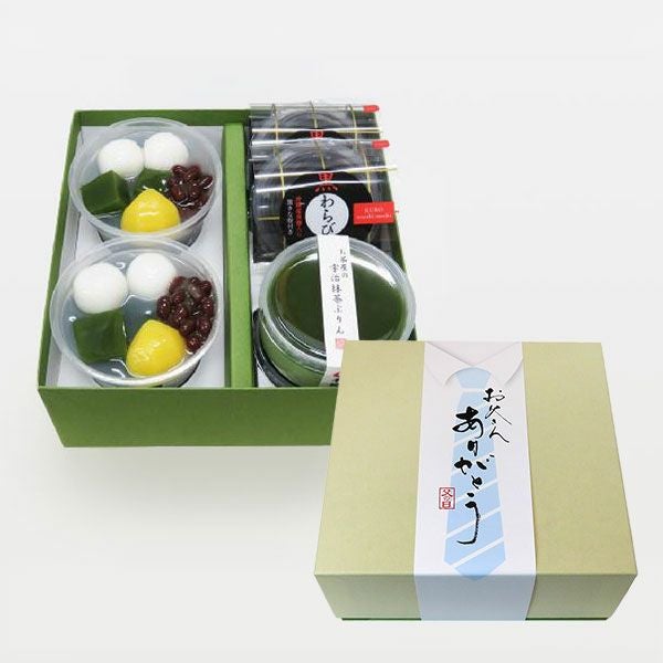 千紀園（せんきえん）の老舗茶舗のひやひやスイーツセット3種6個