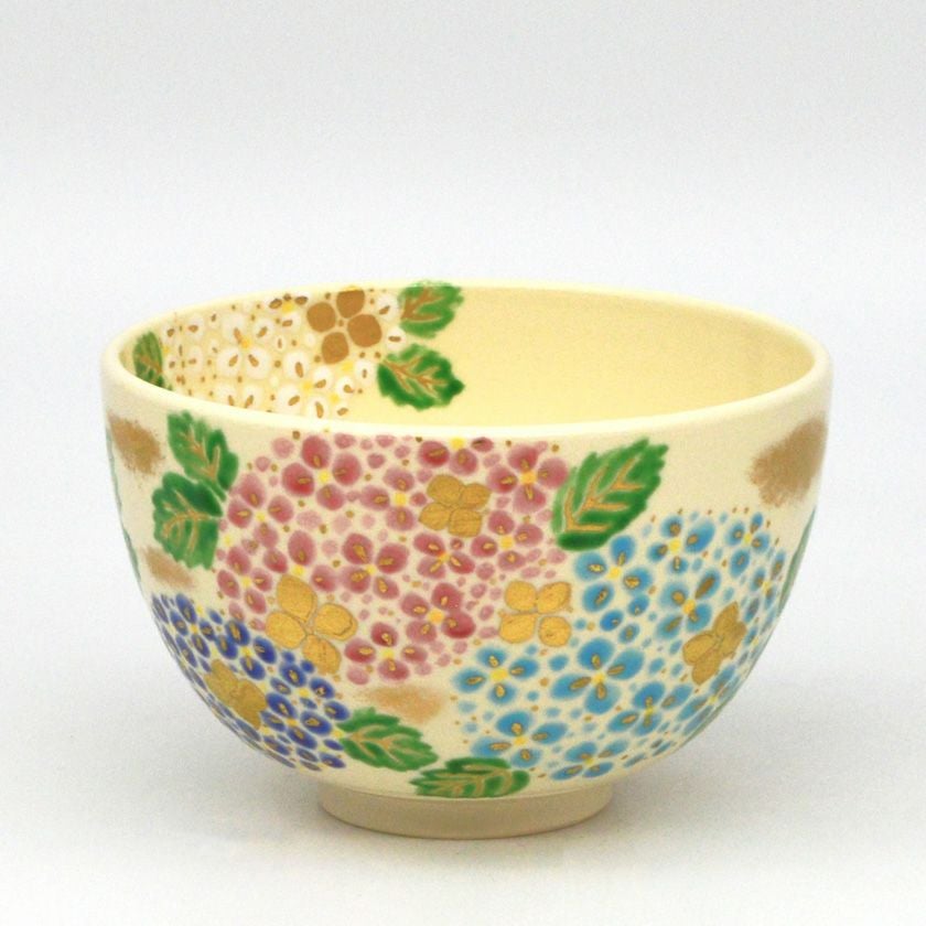茶道具 抹茶茶碗（まっちゃちゃわん） 茶碗 仁清 紫陽花 今岡 都 抹茶茶碗は茶の湯文化である表千家・裏千家の茶道具や抹茶を専門に扱う千紀園（せんきえん）が通販で販売しています。茶会また初心者向けのお稽古用にご利用いただける抹茶碗です。贈り物・ギフトにも人気です。