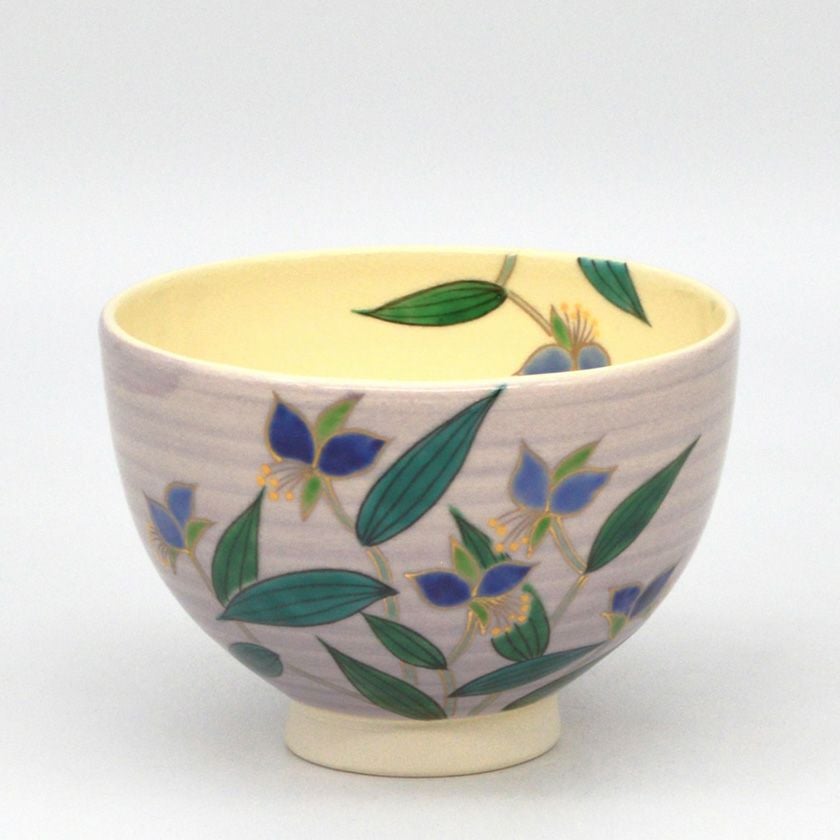 茶道具 抹茶茶碗（まっちゃちゃわん） 茶碗 露草 見谷 福峰 抹茶茶碗は茶の湯文化である表千家・裏千家の茶道具や抹茶を専門に扱う千紀園（せんきえん）が通販で販売しています。茶会また初心者向けのお稽古用にご利用いただける抹茶碗です。贈り物・ギフトにも人気です。