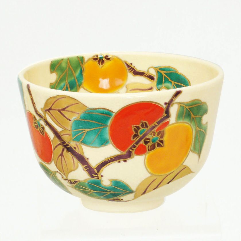 抹茶茶碗　'御本　色絵　沢蟹　' 京焼作家　茶道具 茶道具 抹茶茶碗（まっちゃちゃわん） 京焼 色絵 杜若 茶碗 田中 方円