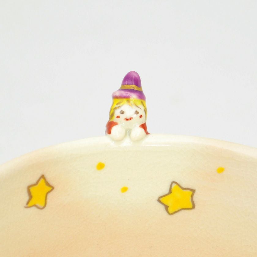 茶道具 抹茶茶碗（まっちゃちゃわん） 茶碗 色絵 収穫祭（縁付） 東山